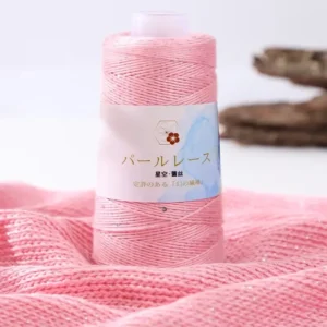 Lace Yarn Hand Woven Dyed Sequin Lace Thread Cut-Out Design Shawl Skirt Shiny Beads for Hand-Weaving and Similar Crafts