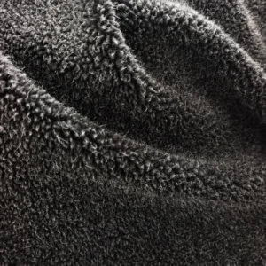 Lamb Wool Fleece with Metallic Yarn Soft Warm Plush Fabric 100% Polyester for Apparel Home Textiles & Toys