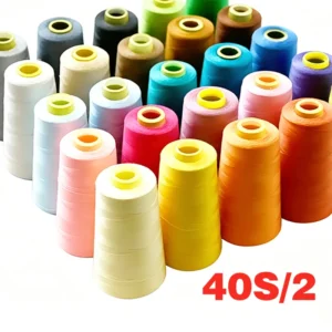 Large Roll 402 Sewing Machine Thread 3000 Yards Spool of Colored Thread Household Polyester Hand sewing Thread