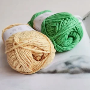 Linen Mix 19% Linen 44% Cotton 37% Viscose Soft Blended Yarn for Knitting and Crocheting Tops Vests Baby Projects