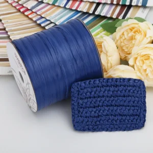 MT029 330g Lightweight Polypropylene Matte Raffia Thread for Hand Weaving Easy to Work with for DIY Crafts