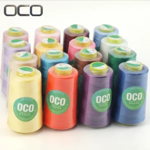 Manufacture 3000 Yards Roll 100% Spun Polyester Bag Closing Sewing Thread for Sewing Clothes 40 2 Polyester Thread
