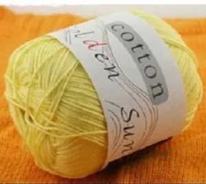 Manufacture Knitting 50g Organic Baby Mercerized Combed Yarn Crochet 100% Cotton Yarn