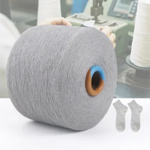 Manufacturer 7S Polyester 50% Cotton 50% Yarn Regenerated Recycle Combed Colorful Cotton Yarn for Socks Melange Yarn