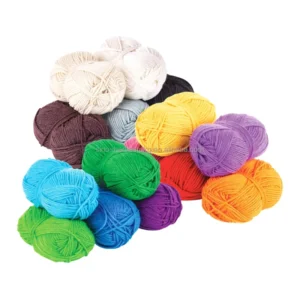 Manufacturer Customizable Colors Acrylic Wool Yarn 10g 200g Diy Hand Knitting Sweater Wool Yarn