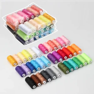 Manufacturer Household Colorful 40/2 Spool Polyester Sewing Thread Set for Hand Stitching