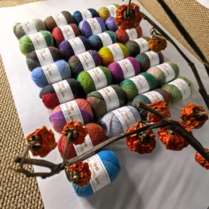 Manufacturer Multicolor 100% Wool Lana Roving Yarn for DIY Crochet Weave Sweater