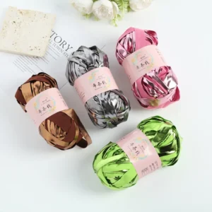 Metallic Color Knitting Yarn T-shirt Yarn with Factory Price