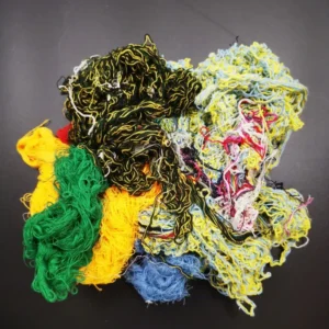 Mixed Color Cotton Waste Industrial Wiping Yarn with Strong Oil Water Absorption