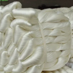 Mulberry Raw Silk Yarn 20/22D, 2A, 3A, 4A, 5A, 6A Grade in Hanks or on Cones, WITH GOTS