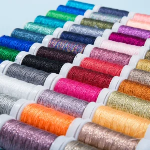 Multi Color Handmade High Tenacity Polyester Composite Metallic Yarn for Embroidery Knitting Sewing & Weaving