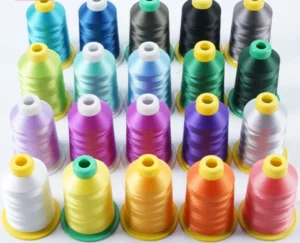 Multi-Colored Polyester Embroidery Thread 120D/2