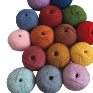 Multicolor Yarn 70% Cotton 30% Cashmere Yarn Worsted Cashmere Yarn 2/32 NM for Women Textile Processing