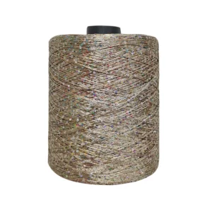 Multicolored Dense 2mm Small Bead Yarn Hand Woven Fancy 150d Evenness Sequin Line Short Distance Knitted Dyed Pattern