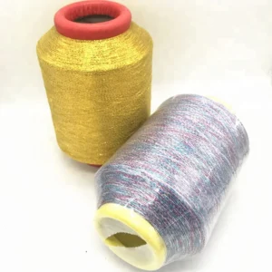 Mx Type 1 100 12 Micron 20D Golden Silver Color Polyester Nylon Metallic Yarn