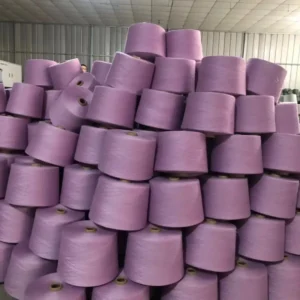 Ne21 1 Factory Price 100% Polyester Spun Yarn for Knitting Weaving Fabric Socks With Different Colors