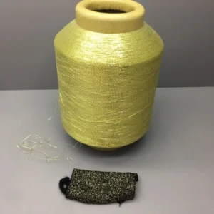 Nylon Polyester Metallic Gold Silver Yarn