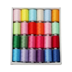 OEKO Test 1000yard 24pcs Household 40/2 Spun Polyester Sewing Thread