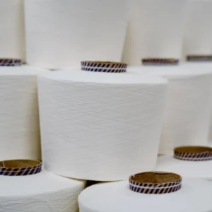 Optical bleached White Open Ended Cotton Yarn Extra White TC Polyester Cotton Ring Spinning Spun Yarns for Weaving Knitting