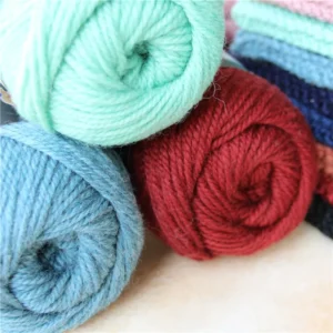 Organic Crochet Hand Knitting Angora Blended Dyed Rug Wool Blended Yarn Prices