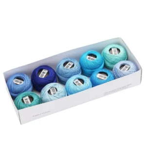 Pearl 100% Cotton Crochet Thread Craft Embroidery Needlework Cotton Pear Lace Thread Size 8 Ball