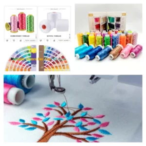 Polyester Embroidery Thread Ecofriendly High Quality Metallic Polyester Embroidery Thread Gold