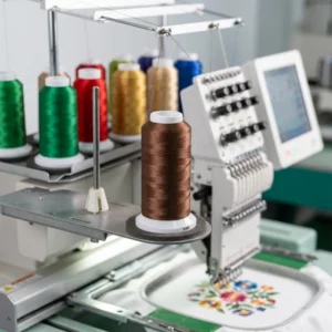 Polyester Embroidery Thread in Stock No Moq Required 3300M High Quality for High Speed Multi head Computer Machine