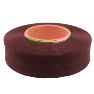 Polylion GRS Eco Friendly White Black Recycled Polyester Black Bare Spandex Yarn for Elastic Tape