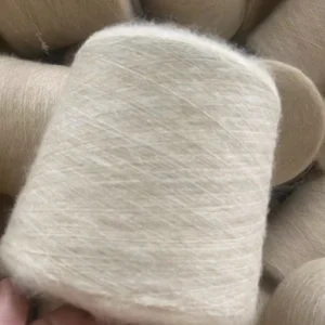 Popular Brushed Mohair Wool Blended Yarn Dyed Mohair Fancy Yarn for Hand Knitting Sweater Yarn