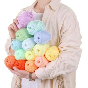Price of Organic 100% 4ply 6ply Bamboo Cotton Fiber Yarn 32s 40s for Crochet Baby Knitting Weaving Carpet