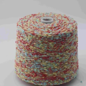 RHZ Fancy Yarn 6NM/1 100% Polyester High Tenacity Space Dyed for Knitted Products