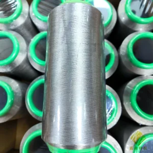 Radiation Shielding Metallic Yarn Antistatic ESD 17% Silver Coated Conductive Silver Fiber Antibacterial Anti UV Non Woven 70D