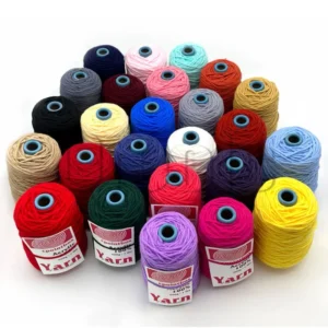 Ready Stock 500g 3 Ply Professional Core Spun Tufting Yarn 100% New Zealand Wool Tufting Gun Woolen Yarn Weaving Raw Pattern