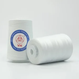 Recycled 100% Polyester Spun Sewing Thread 20 2 5000yards Eco Friendly Strong Yarn for Garment Textile Factory Production