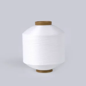 Recycled 50denier 50D/150TPM DTY SD Semi Dull RW White Polyester Cation Yarn Twisting Weaving Yarns for Fabric