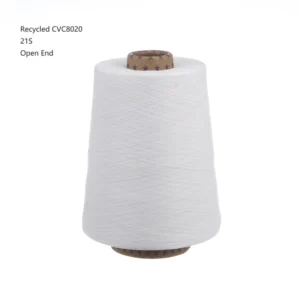Recycled CVC8020 21S OE Cotton Yarn for Weaving and Knitting