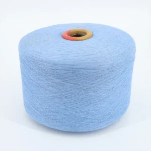 Recycled Knitting Cotton Knit Fabrics Yarn Weaving Regenerated Polyester Cotton Yarn High Tenacity Dyed for Machine