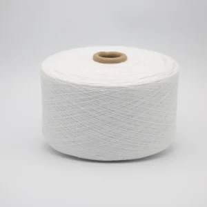 Recycled Material Cotton Yarn Dyed Raw White or Bleach White Cotton and Polyester Blended Yarn