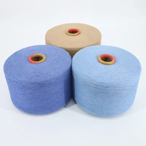 Recycled Organic Melange Yarn 65% Polyester 35% Cotton High Tenacity OE Technics for Knitting and Weaving T Shirts