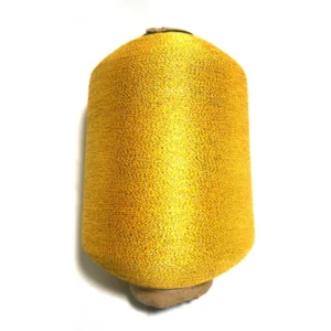 S-type Metal Yarn 35% Metallic 65% Polyester 150D Metallic Yarn for Embroidery