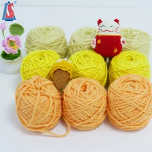 Salud Crochet 50% Acrylic 50% Recycled Acrylic 1.5NM Chunky Knit Blanket Hand Knitting Yarn with Raw Pattern Recycled Acrylic
