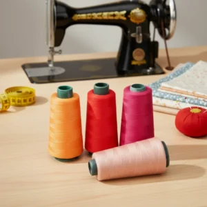 Sewing Thread for Industrial Sewing Machine Cotton Feel Polyester 40S 2 Eco friendly