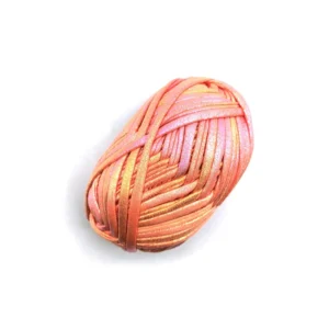Shiny Metallic T shirt Yarn Polyester Solid Color Crochet Bag t Shirt Yarn