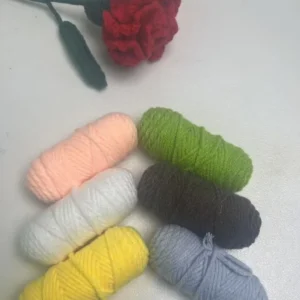 Small Rolls Yarn Skeins 5ply Assorted Colors Soft Yarn Perfect for Any Knitting Crochet and Crafts Mini Project