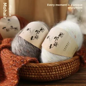 Soft Alpaca Wool Acrylic Blended Yarn Anti Pilling Recyclable Fancy Spray Colorful Yarn for Hand Knitting Crochet 50g