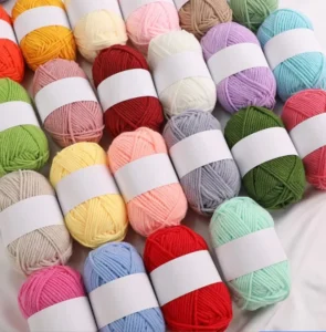 Soft Cotton Blended Fancy Yarn Strong Eco Friendly Recycled Material Sewing Knitting Crochet Yarn Dyed 3ply 4ply 5ply 8ply 12ply