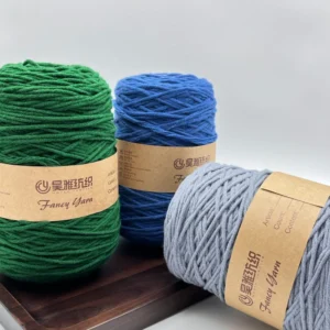 Soft Eight Strand Tufted Yarn for DIY Carpet Rug Making Thick & Durable Multi Color Knitting Craft Material
