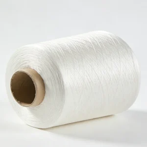 Soft Touch 100% Polyester Ring Spun Yarn for Knit Apparel Raw White High Tenacity Anti Pilling Factory Direct