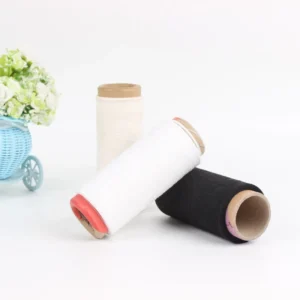Specializing Bleached Milk White Recycled Cotton Carded Yarn Customized Color Air Spun Yarn for Socks Various Specifications