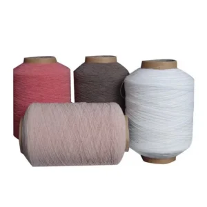 Spring Summer Knitting Fancy Yarn 2/18S 2/28NE Viscose Polyester Acrylic PBT Core Spun Yarn for Knitting Weaving